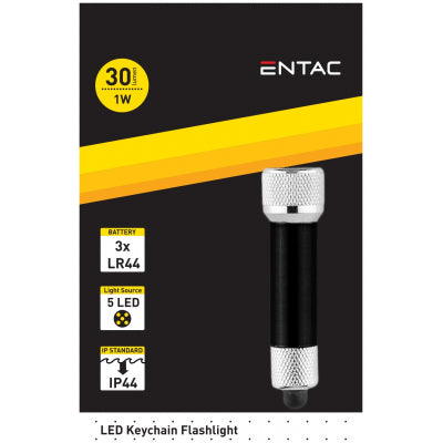 Entac 902289 Baterijska svetilka 5 LED, obesek za ključe